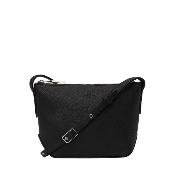 NWOT Matt and Nat Sam Purity Crossbody Bag In Black - Picture 1 of 5